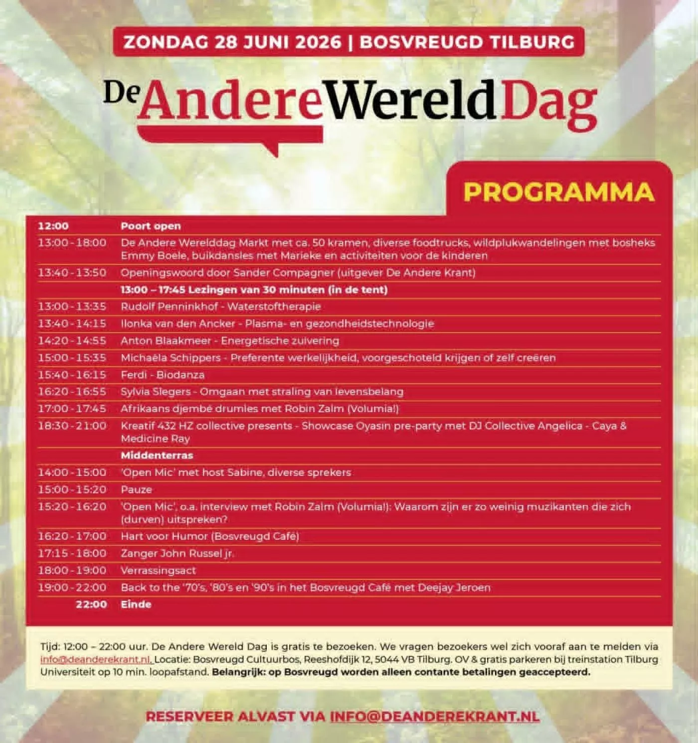 De Andere Wereld Dag 2026