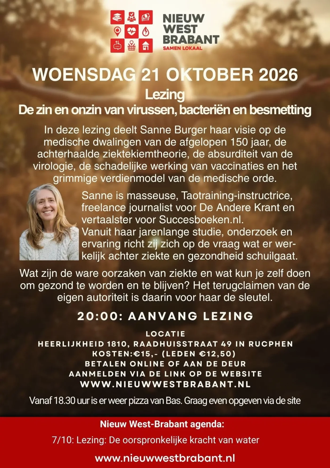 Sanne Burger: De zin en onzin van virussen, bacteriën en besmetting